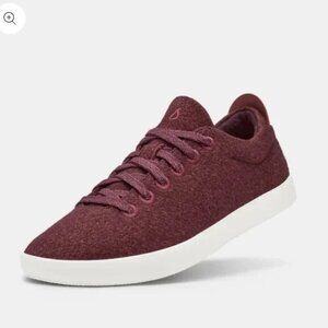 Allbirds Wool Piper Lightweight Casual Sneakers Burgundy Red Men's Size 9